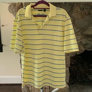 Mens Yellow Golf Shirt